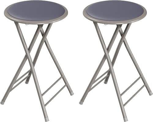 Lavish Home Folding Stool - Set of 2 Counter Height