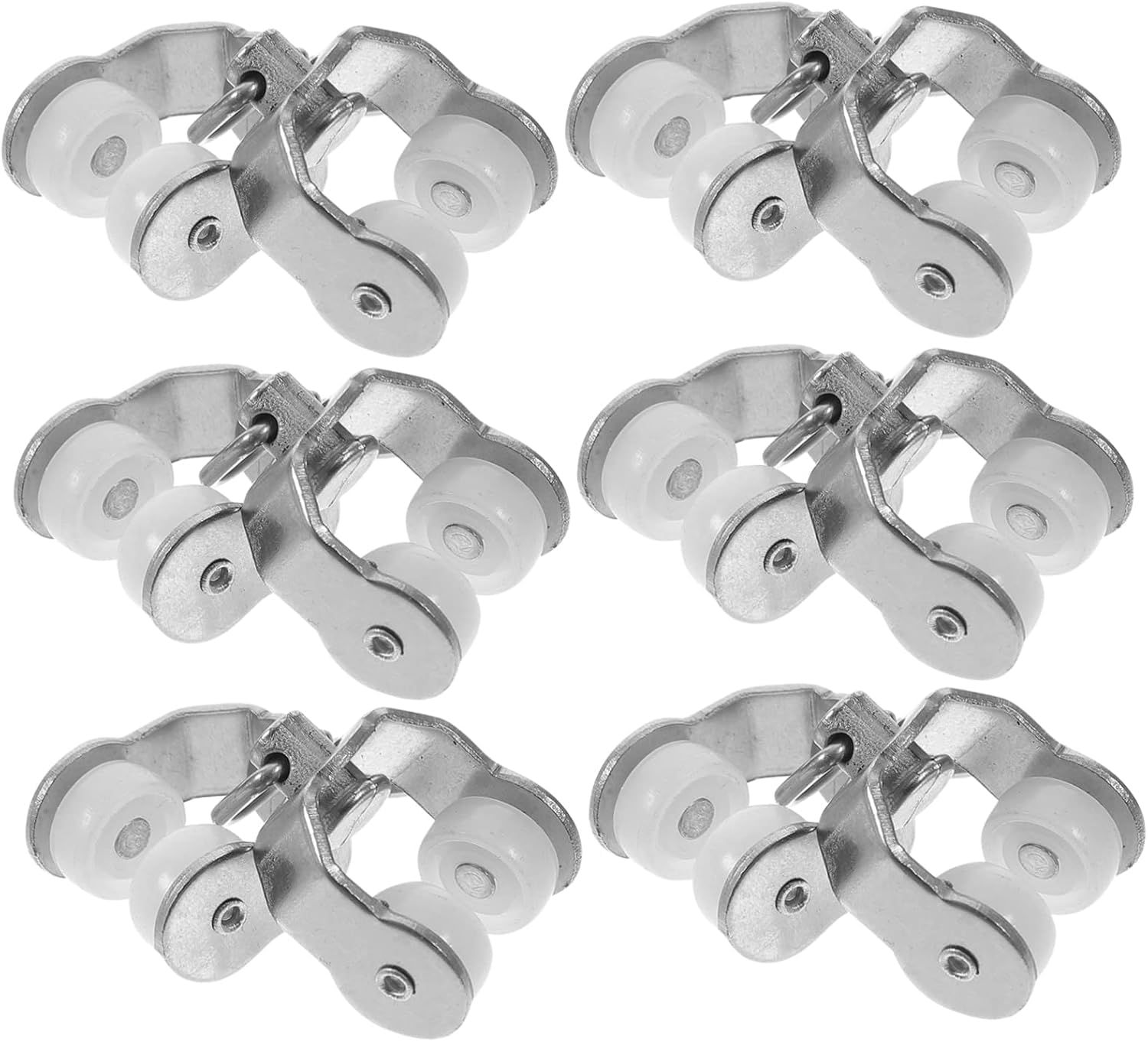 Curtain pulley, 20pcs Curtain Track Roller Accessories Pulleys for Smooth Sliding Frame