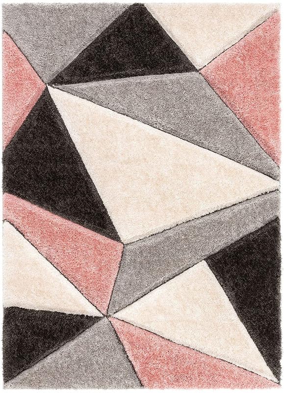 Image of Shaggy Rug for Bedroom Living Room 3X5 FEET Fluffy Plush Area Carpet with Non Slip Backing, Modern Cozy Floor Rug for Home Decor and Comfort (Peach Beige Brown)