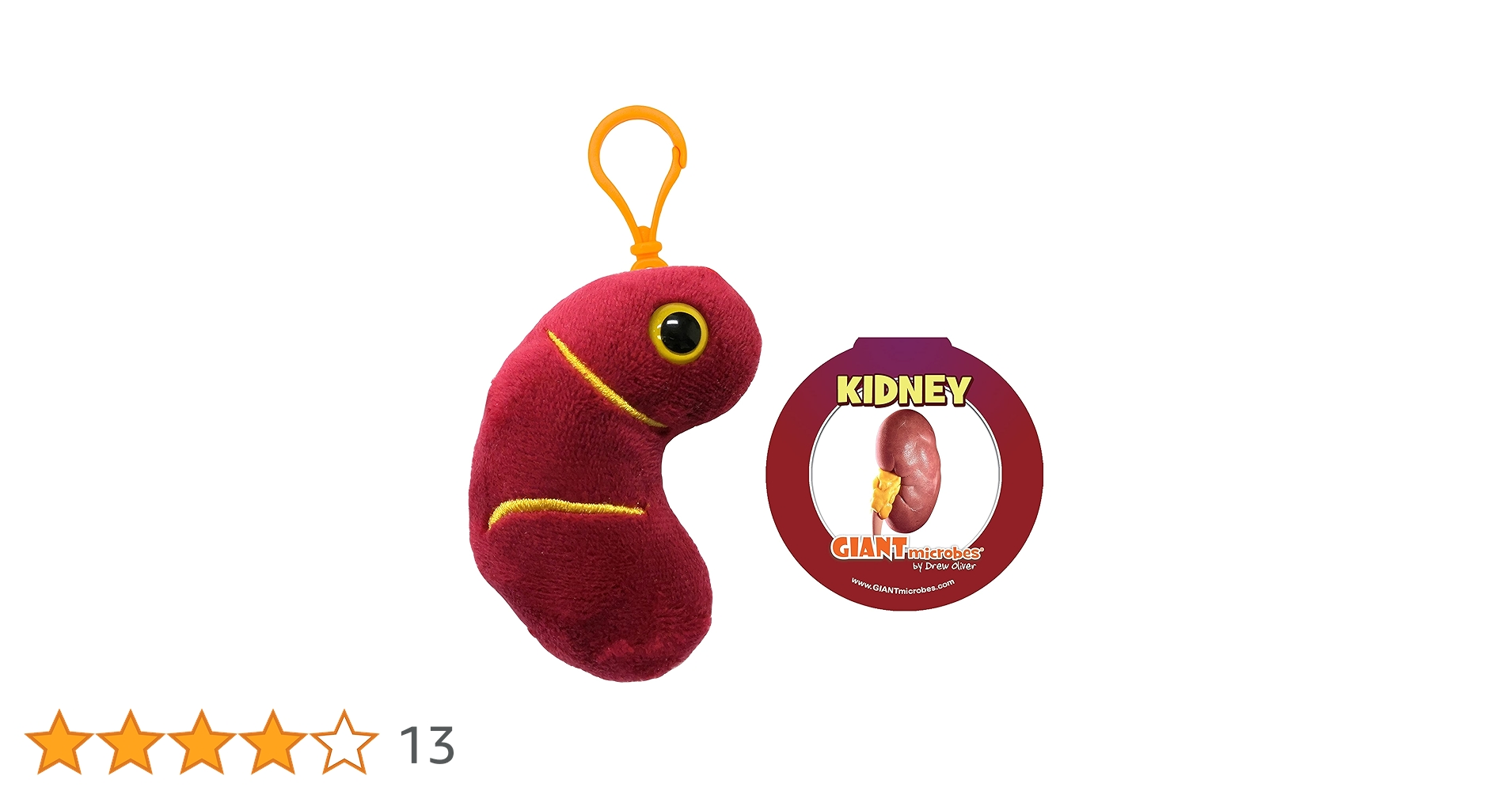 GIANTmicrobes＊ジャイアントマイクロブス＊クリップ付きマスコット GIANTmicrobes＊ジャイアントマイクロブス＊クリップ付き