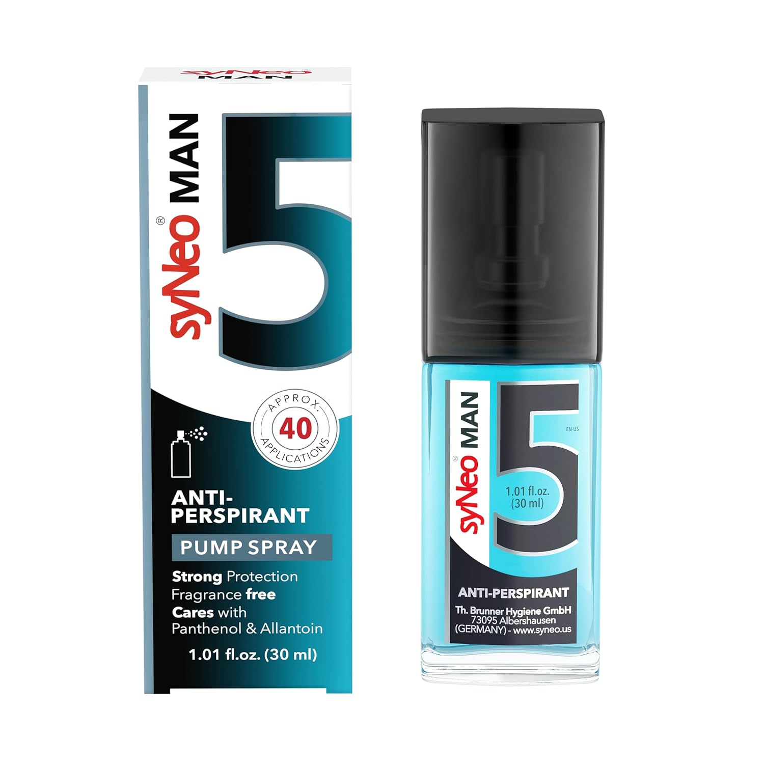 5 Antiperspirant MAN Pumpspray, Anti Sweat Deodorant for men against heavy sweating, Anti-Transpirant antiperspirant Pumpspray Deodorant Spray, 1 pack 1.01 fl.oz. - Image 8