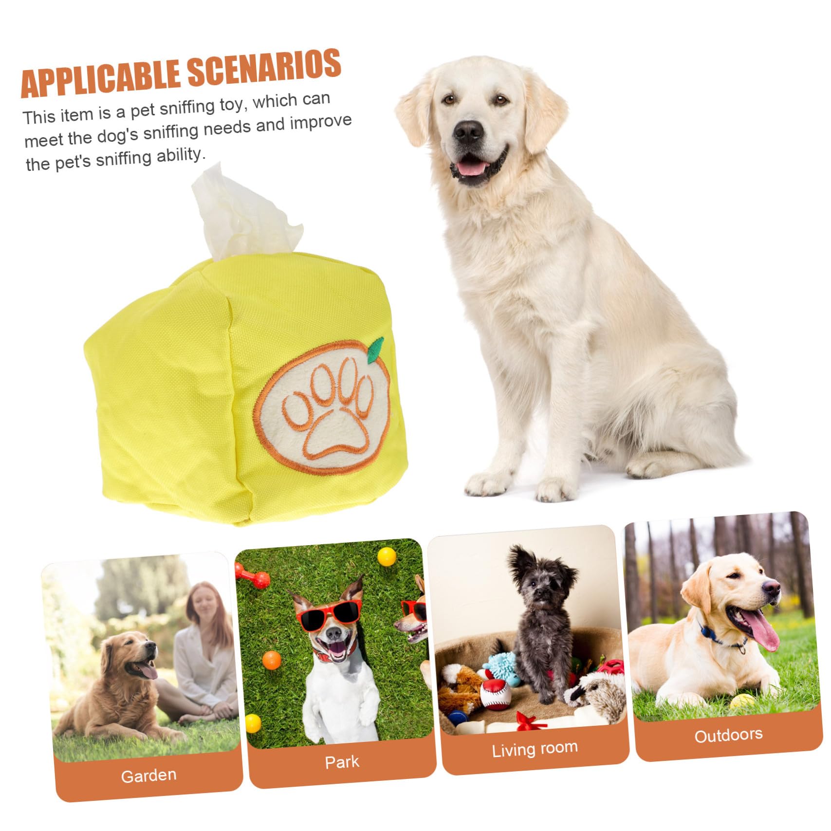 Mipcase 5stücke Tissue Toy Für Hunde Snuffle Train Spielzeug Geruchssinns Energiesparend Interaktives Spielzeug Für
