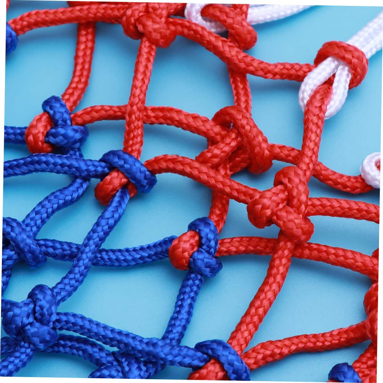 BESPORTBLE Official Size Braided Basketball Net 2pcs by Netting for Indoor/Outdoor Games