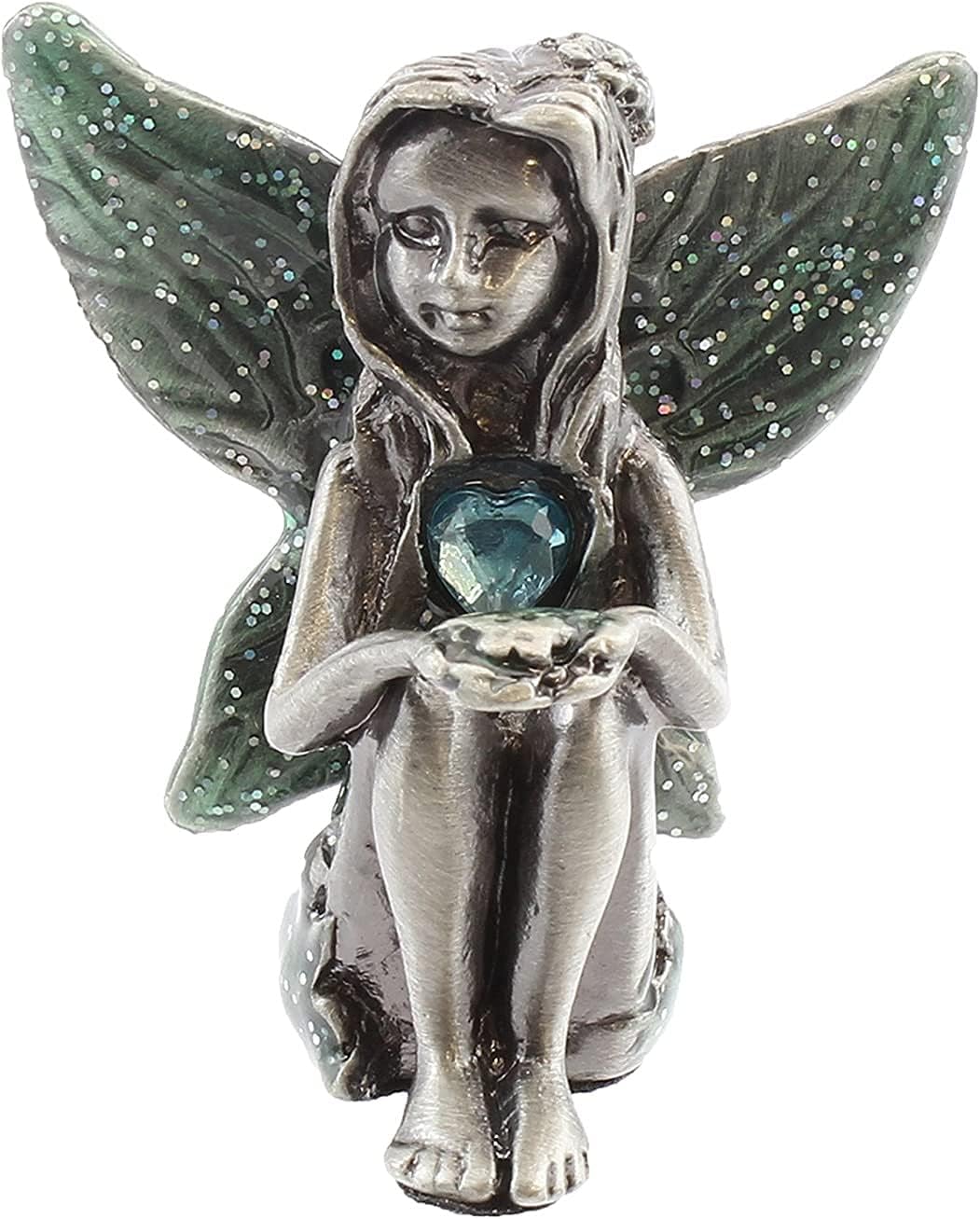 Viceni Birthday Collection, Pewter Birthstone Fairy - March