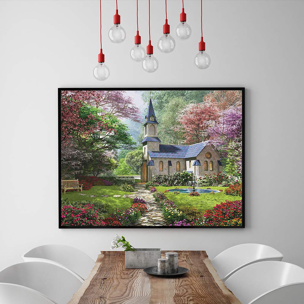 5D Diamond Painting Quadrato - Cielo Stellato (50x40 Cm) | Kit Completo Fai Da Te Con Tela E Strass Luminosi