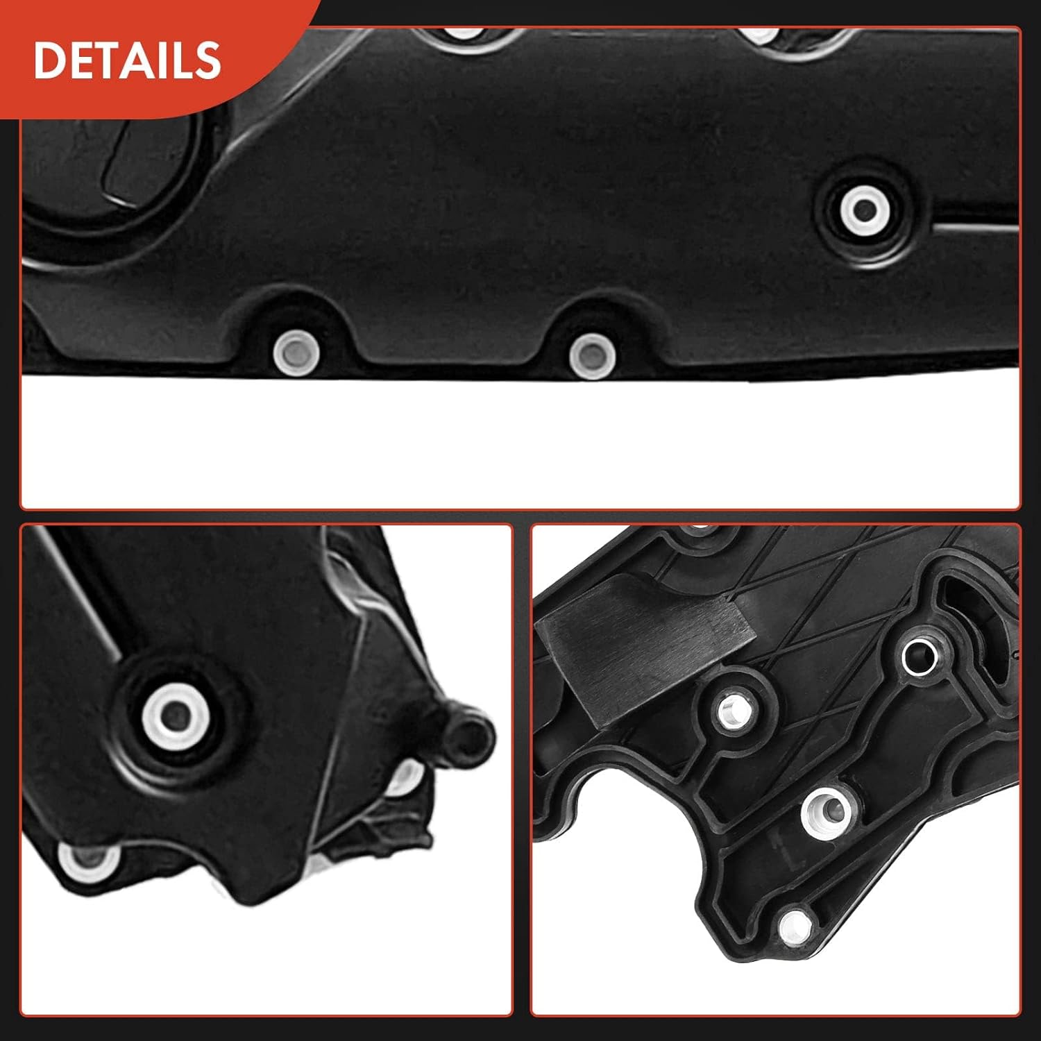 A-Premium L6 3.0L Turbo Engine Valve Cover, with P/CV Oil Trap & Gasket, Compatible with Volvo S60 2011-2016, S80 2008-2015, V60 2015-2016, XC60 2010-2016, XC70 2009-2015, Replace # 31319643