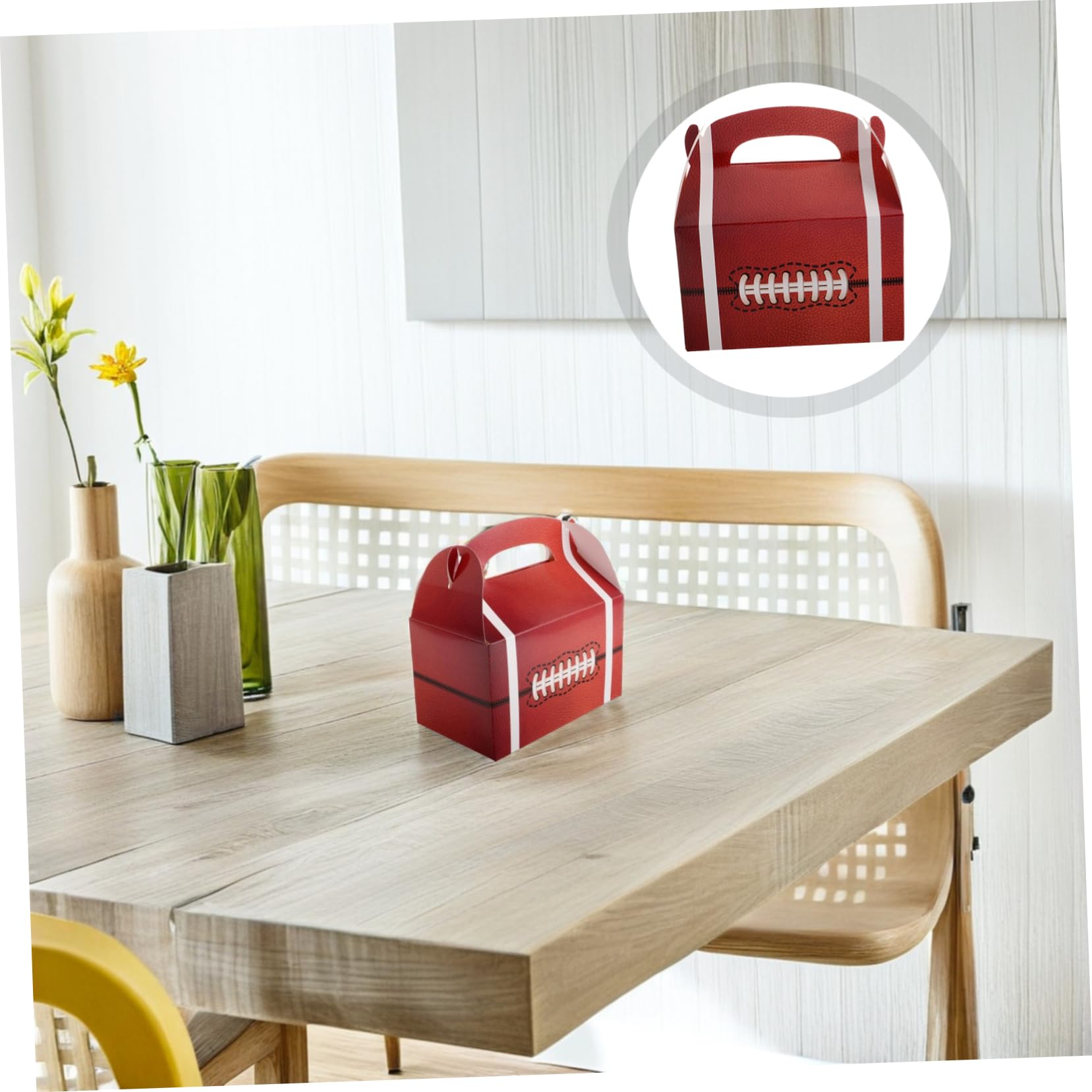 50pezzi Scatole Di Cartone Tema Calcio Per Feste Contenitori Snack Per Eventi Sportivi Scatole Porta Dolci Per Compleanni e Shower Facili Da Trasportare e Resistente