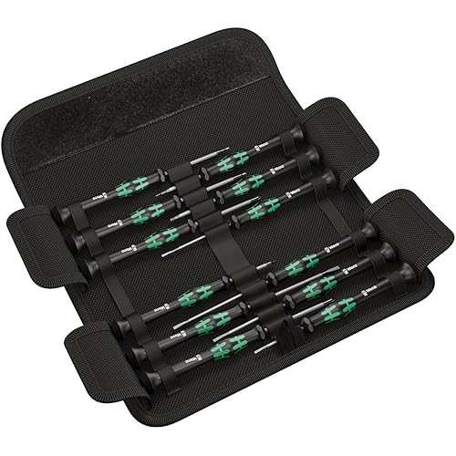 Wera 05073675001 Kraftform Micro-Set/12 Sb 1 Screwdriver Set