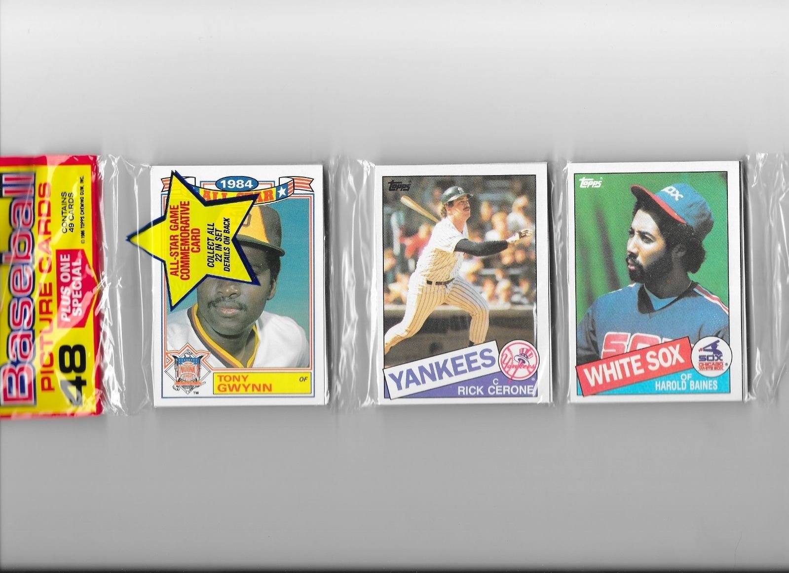 Topps 1985 Baseball Rack Pack (1 Pack of 48 Cards + 1984 All Star Card)