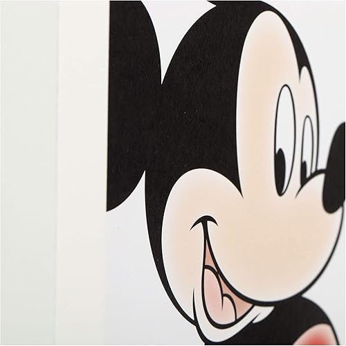 Vista 58 de Disney Mickey y Minnie Mouse You Are My Happy Place - Decoración de pared de madera enmarcada - Bonita imagen de Mickey Mouse Rojo/gris