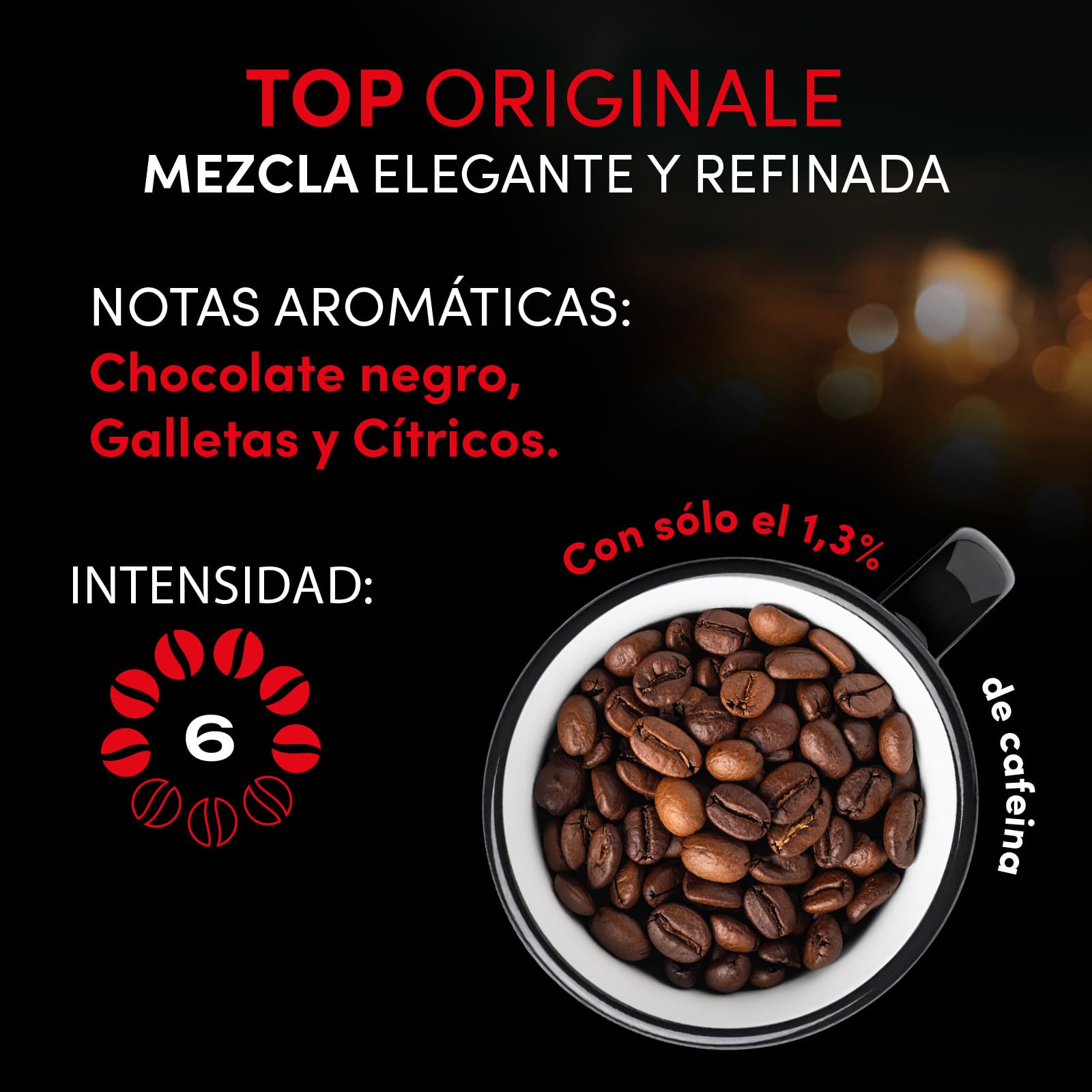 Pellini Café en Granos Top 100% Arábica 500g