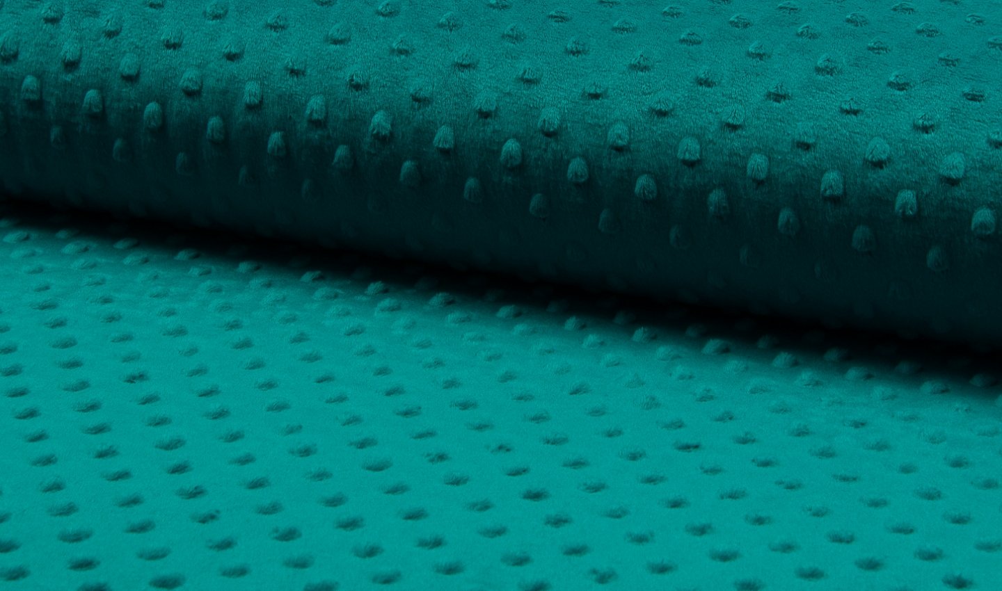 Crs Fur Fabrics Petrol Luxury Supersoft Dimple Cuddle Soft Fleece Fabric Material - 1Mtr 150Cmx100cm