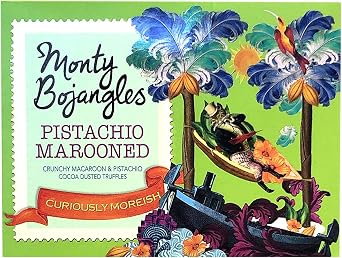 Monty Bojangles Pistachio Marooned Cocoa Dusted Truffles, 150g Gift Box Choose from 9 flavours
