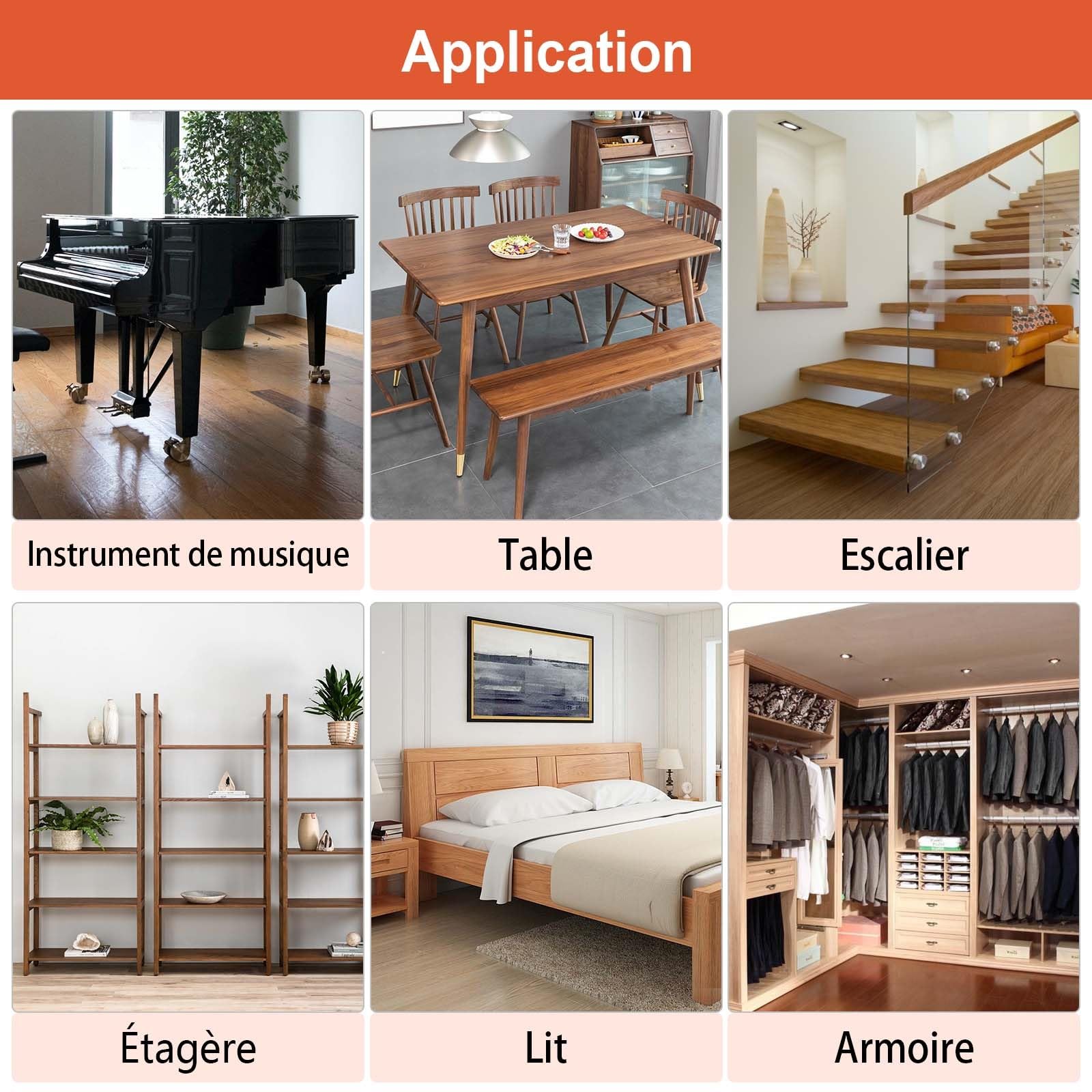 Kit Reparation Parquet, 40 Pièces Kit de Réparation de Meubles en Bois, Marqueurs de Retouche, Mastic à Bois Reparation Fissures, Rayures, pour Stratifié, Table, Porte
