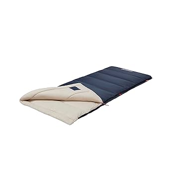 アウトドア寝具 Coleman FLEECE CARRY SLEEPING BAG New Coleman Sleeping Bag Hybrid sleeping bag 30F -1 °C Blue