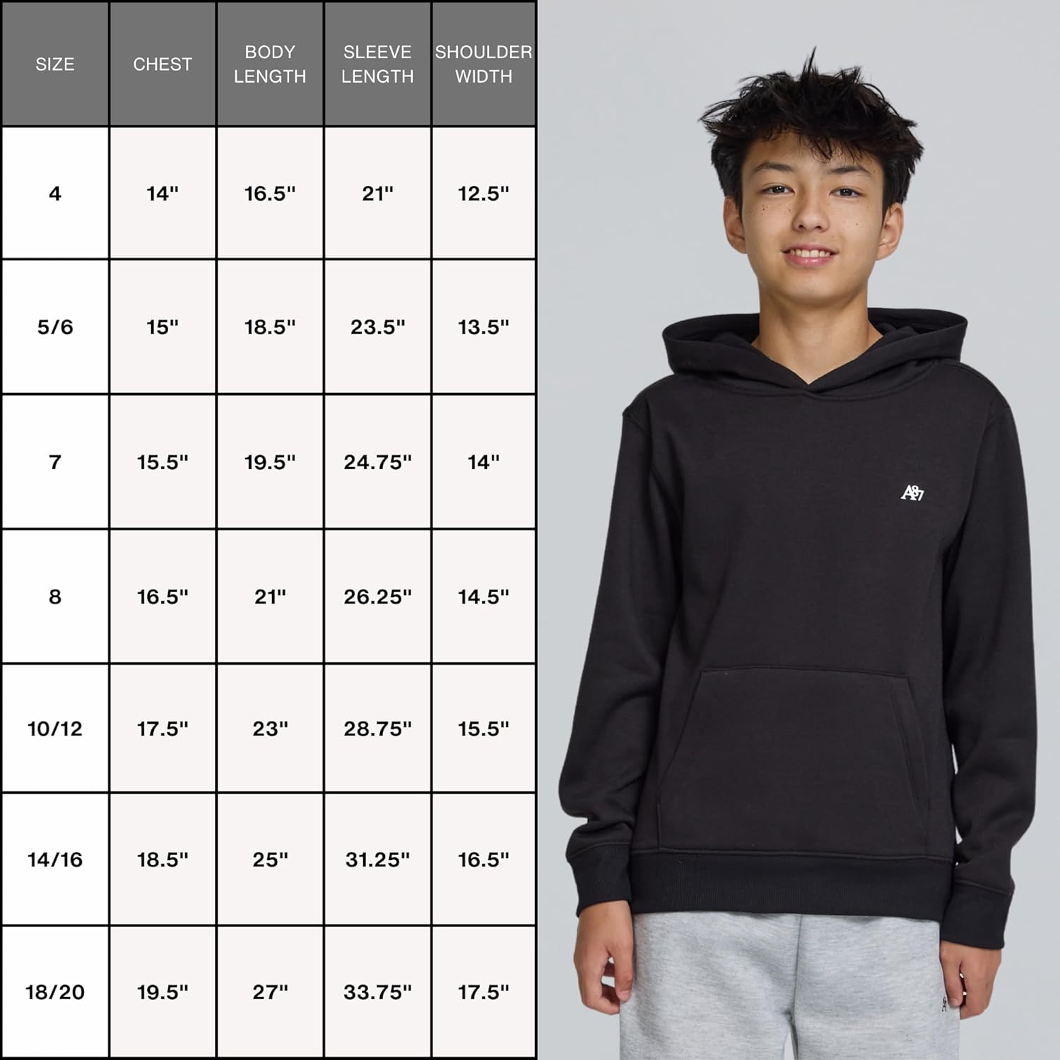 AEROPOSTALE Boys Hoodie 2 Pack – Premium Comfy Fleece Hooded Pullover for Kids, Soft Boys Sweatshirts Set, Size 4-20 - Image 6