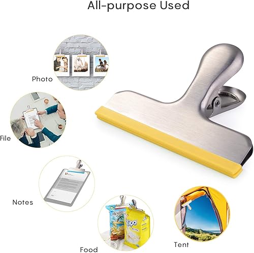 Miniatura 6 de House Again juego de 12broches para bolsas cubiertos de silicona, no más bordes afilados, con 3colores diferentes, perfectos para bolsas de