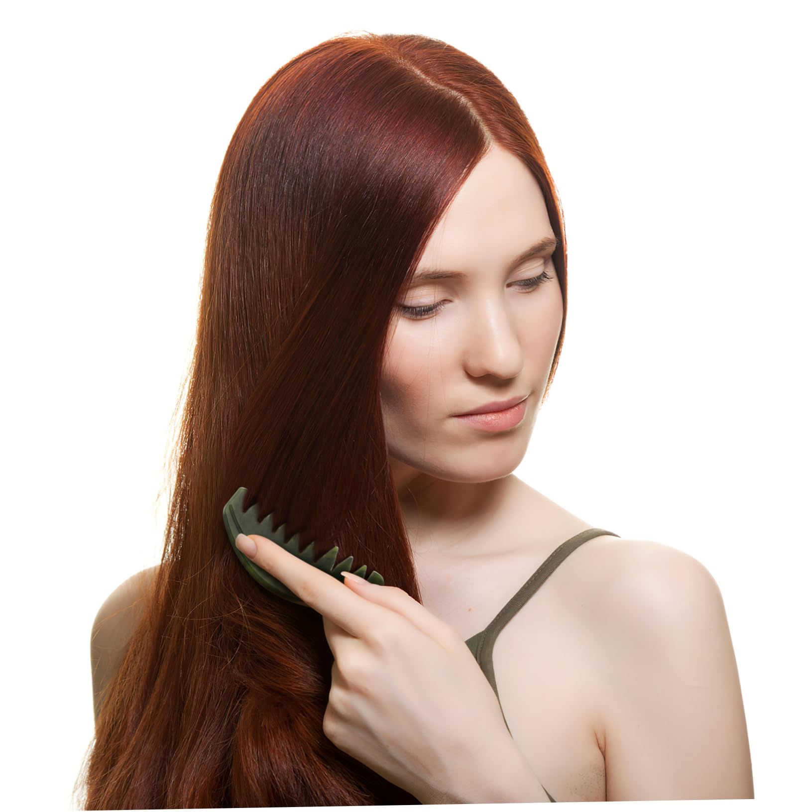 GOOHOCHY Comb for Scalp Lightweight Jade Massager for Relaxation and Circulation