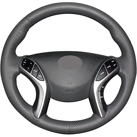 Genuine Leather Steering Wheel Cover 