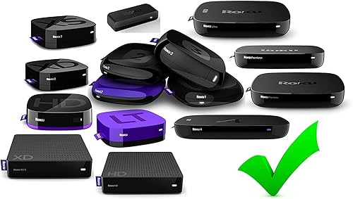 Miniatura 3 de Control remoto original Amaz247 Roku para Roku Player (cualquier forma de caja de dispositivo Roku) (Roku 1/2/3/4, HD/LT/XS/XD),