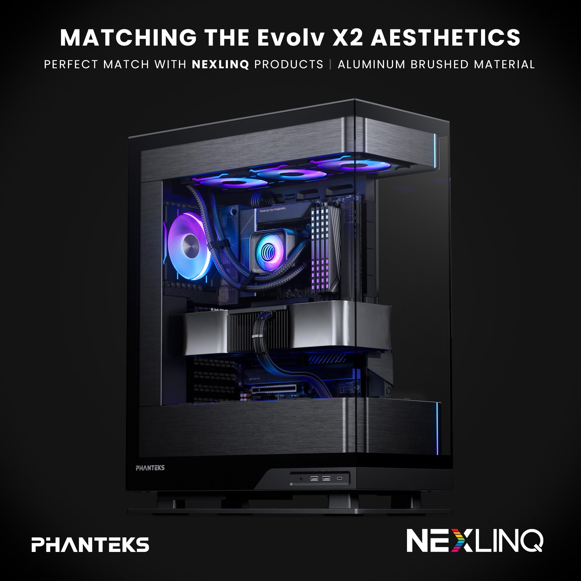 Phanteks PH-Go360d30_dbk02 Sistema Di Raffreddamento Per Computer Processore Raffreddatore Di Liquidi Tutto In Uno 12 Cm Nero 1 Pz (phanteks Glacier