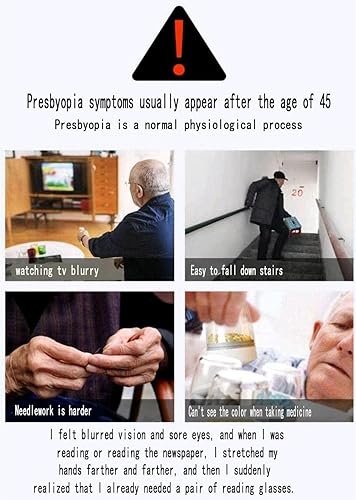 Miniatura 7 de Gafas de lectura HD para hombre, antiluz azul, antifatiga, moda de mediana edad y ancianos