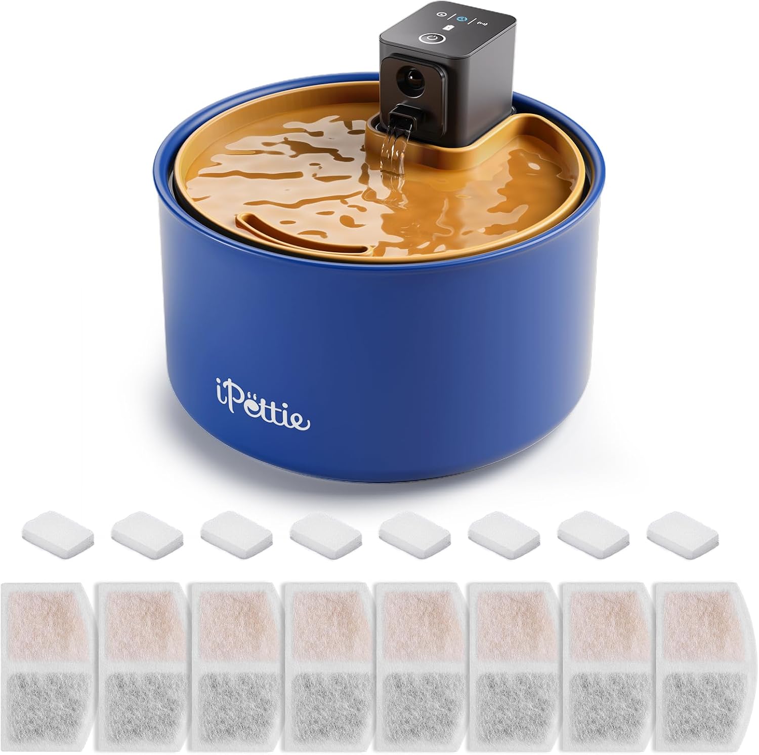 [8PCS] Replacement Filters for iPettie Ceramic Pet Water Fountain with Battery