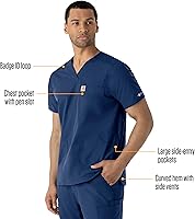Vista 2 de Carhartt Scrubs C16113 Force Modern Fit V-Neck Top