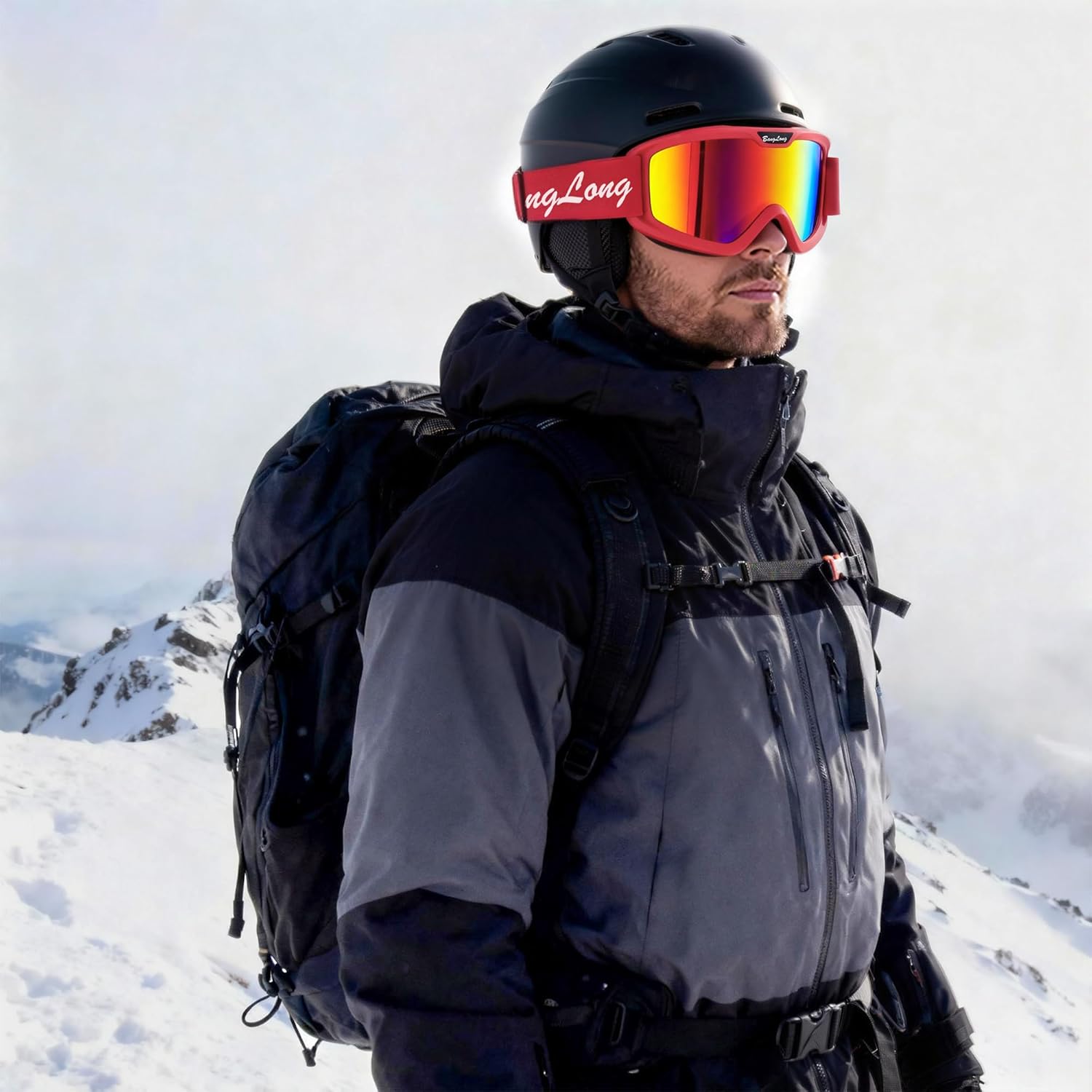 BangLong Ski Goggles, Snowboard/Snow Goggles Anti Fog UV Protection Design for Men Women Skiing, Skating,Snowmobilet,Youth - Image 8