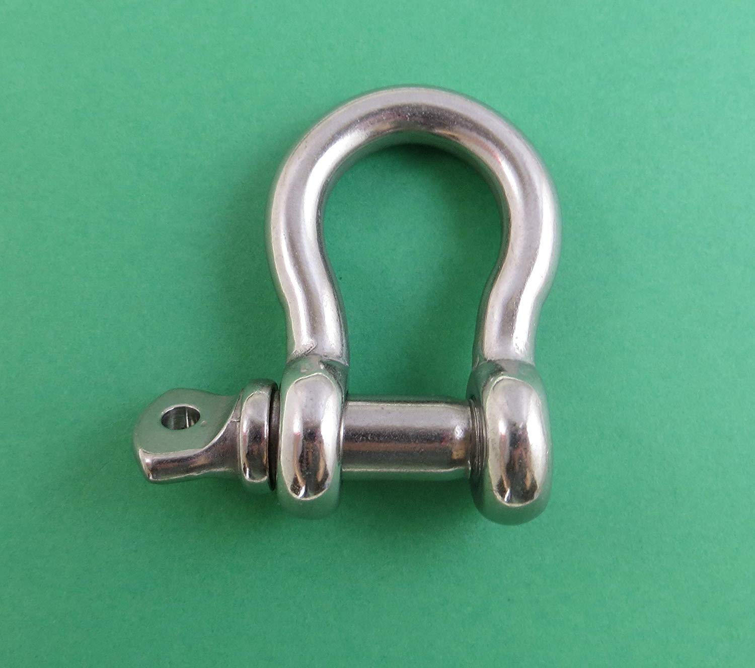 US Stainless 4-stopowy łańcuszek kotwiczny ze stali nierdzewnej 316 1/4" (7 mm) NACM na 4 stopy z 2 szekli ze stali nierdzewnej 5/16"