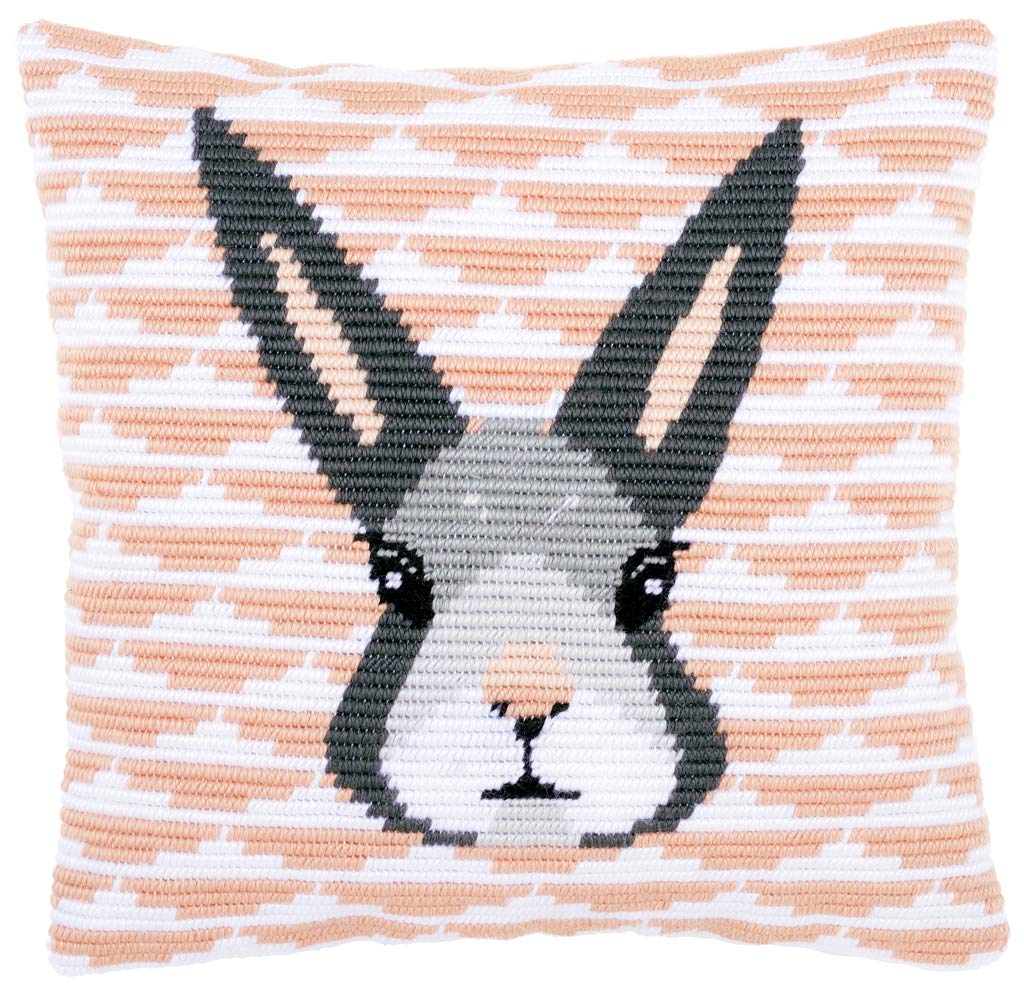 Vervaco Cushion Yvonne, 100% Cotton, Multicoloured, 20 x 1 x 25 cm
