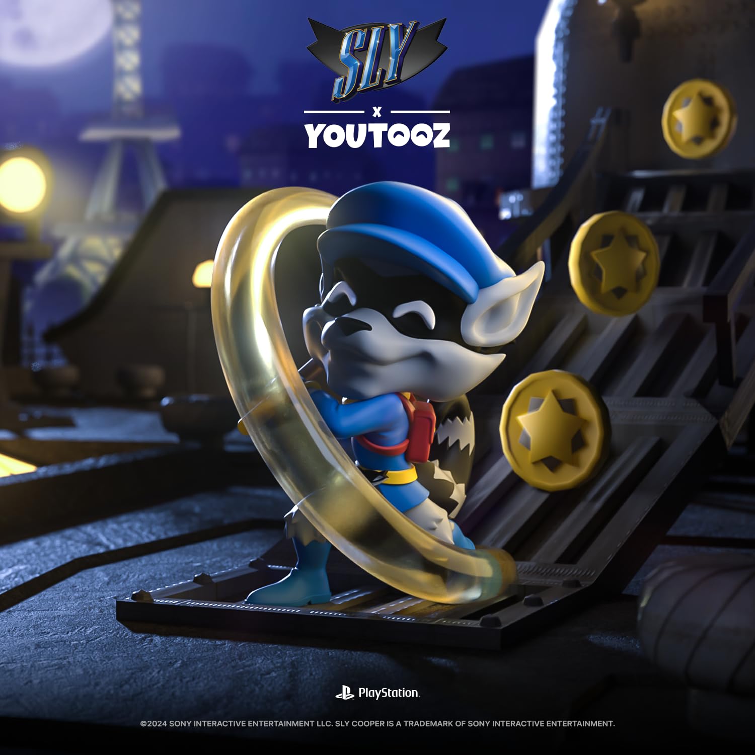 Youtooz SLY Cooper - Statuetta da collezione in vinile da 10,2 cm