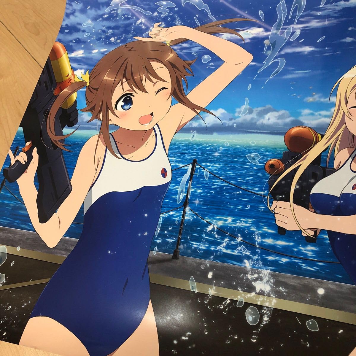 Amazon.co.jp: ハイスクールフリート B2描き下ろしお風呂ポスター