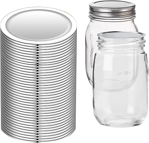 30 tapas para tarros de conserva, tapas anchas de boca regular para frascos de bola, Kerr y otras marcas de tapas de conservas de boca ancha a