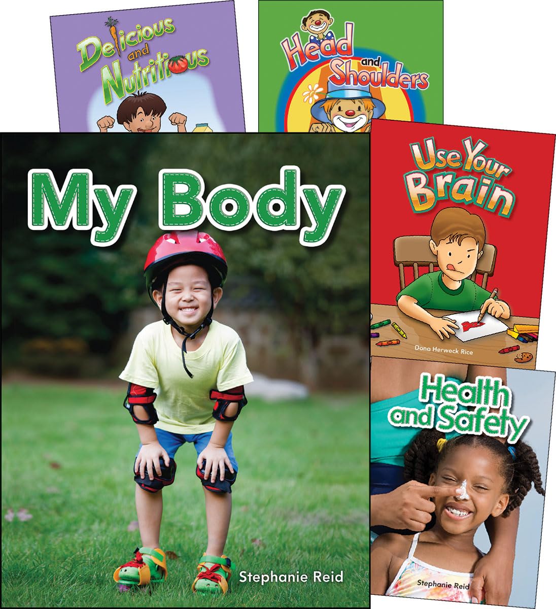 Teacher Created Materials - Classroom Library Collections: Healthy You PreK-K - 5 Book Set - Grades Prek-K - Guided Reading Level B - G