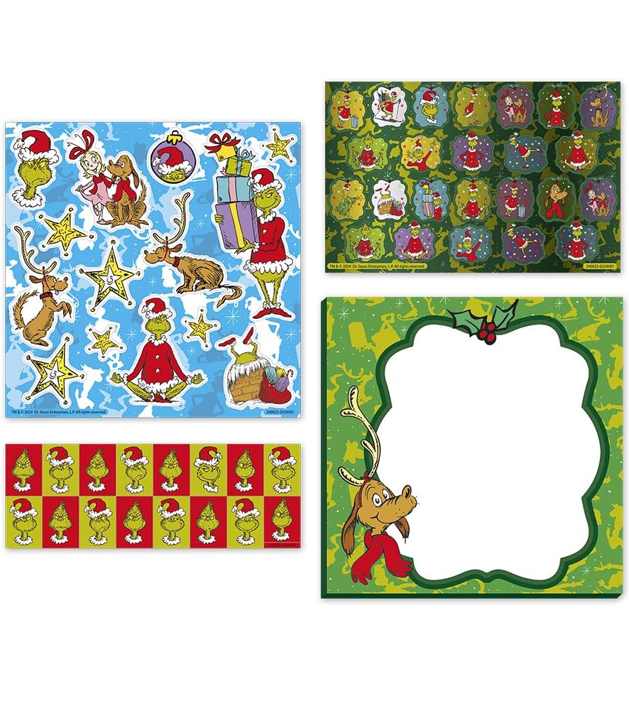Totum The Grinch Sticker Set, Green - Image 2