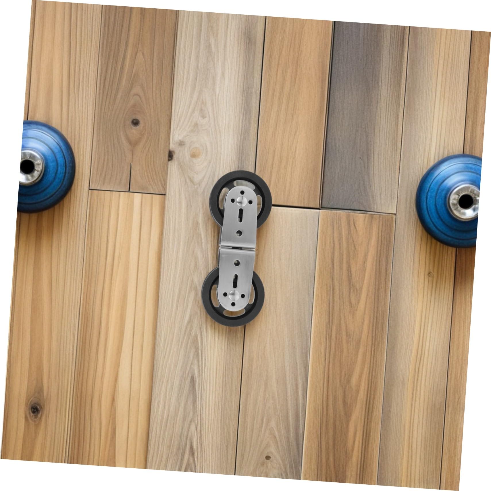 ibasenice 2 Stück Doppelrollen Seilzug Fitnessgerät Zubehör mit Drehbarem 8-Form Design aus Edelstahl und Kunststoff Stabile Umlenkrolle für Kraftsport in Garage