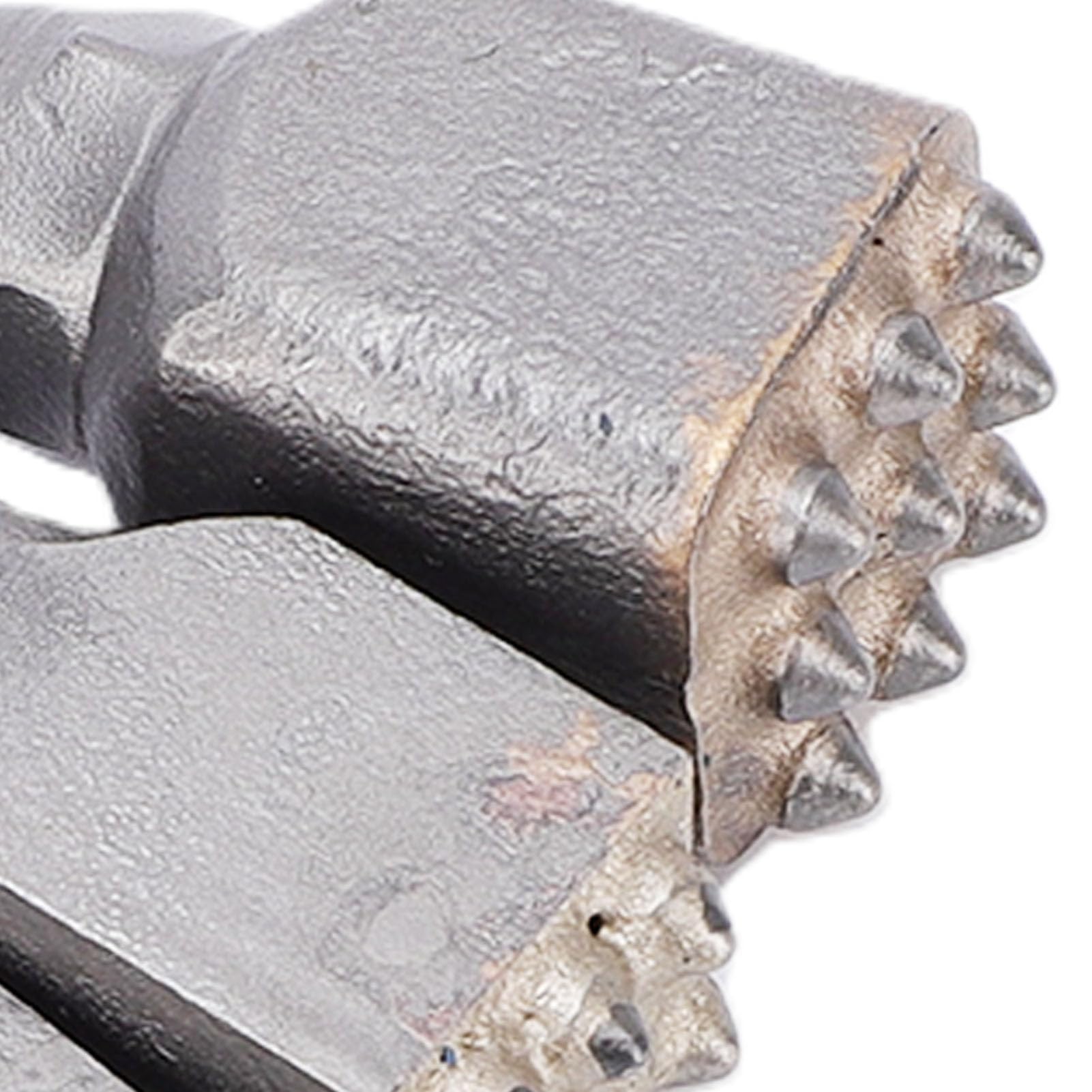 Set di Punte per Scalpello a Martello in Metallo Duro 4 Pezzi per Sgrossatura e Rimozione del Rivestimento del Calcestruzzo con Gambo Tondo a Doppia Fessura 3 4 6 9 Punte