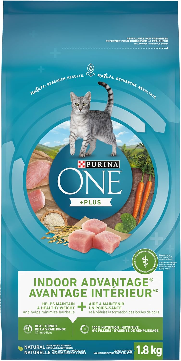 Purina ONE Dry Cat Food, Indoor Advantage 1.8 kg Amazon.ca