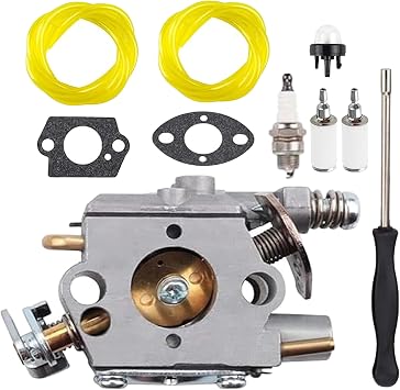 مكربن مكربن لمنشار سلسلة Ryobi مكربن Ryobi RY3818 قطع غيار منشار الغاز 308054203 طقم
