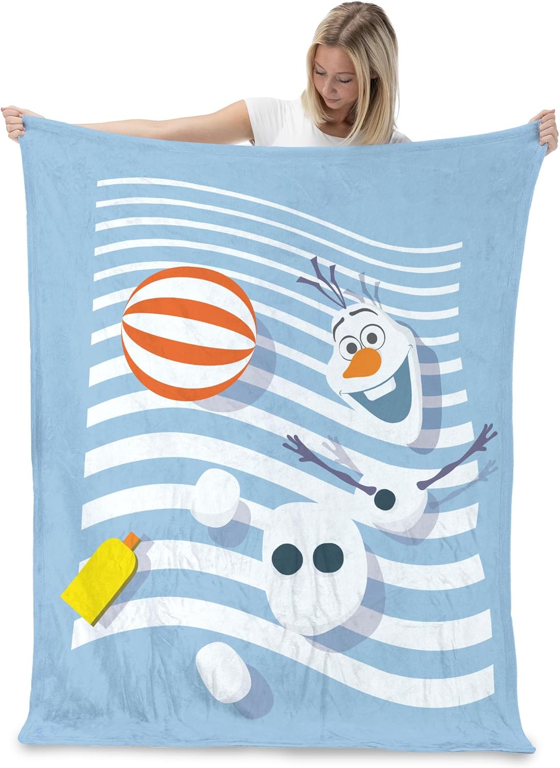 Disney Frozen, Beach Olaf, Silk Touch Throw Blanket, 40 x 50 Inches