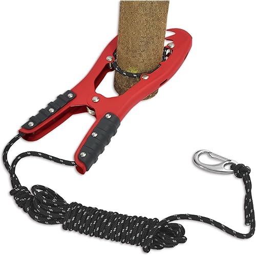 Kayak Brush Gripper, Kayak Anchor Grip with 16.4ft Paracord and Snap Hook to Anchor Float, Canoe, Boatfor for Fishing Boating Camping