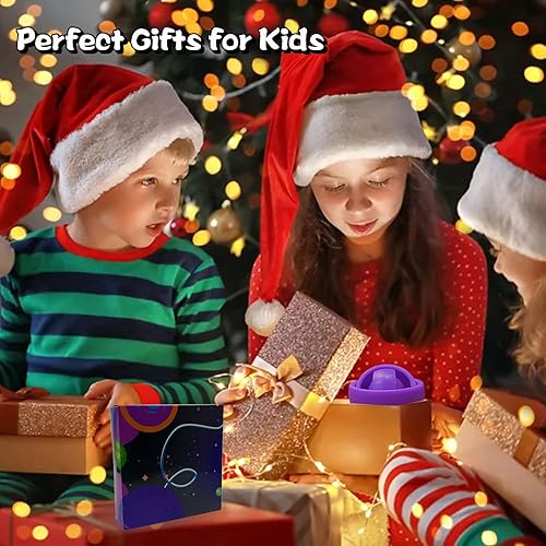 Miniatura 7 de Paquete de 4 juguetes sensoriales para la ansiedad, bola giratoria 3D divertida con giro infinito, juguetes para niños y adultos, juguetes para