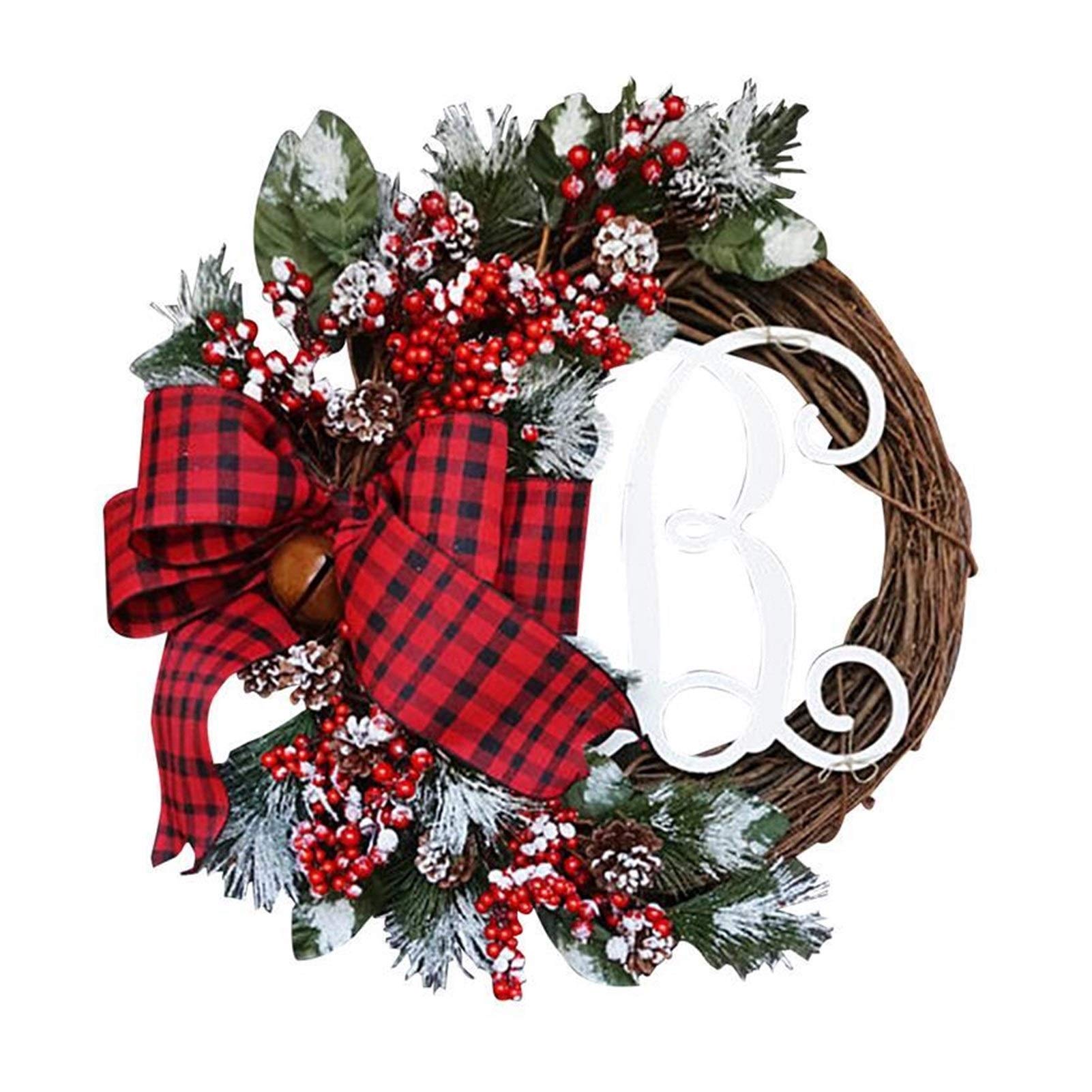 Guirlande de Noël plante artificielle sans entretien pour deco mur