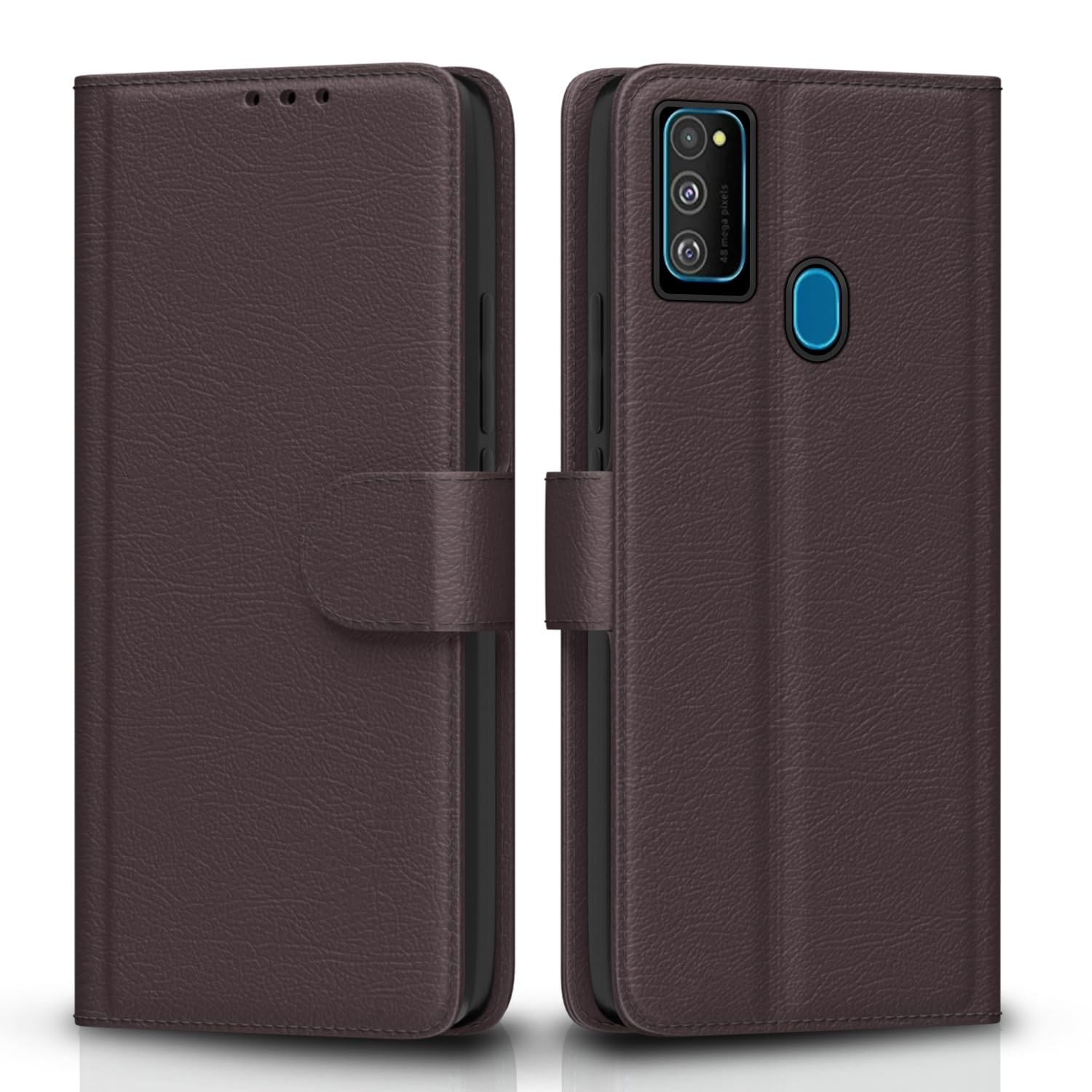 Pikkme Flip Cover Leather Finish | Inside TPU with Card Pockets | Wallet Stand and Shock Proof | Complete Protection Flip Case for Samsung Galaxy M30s / M21 / M21 2021(Coffee) Pikkme Flip Cover Leather Finish | Inside TPU with Card Pockets | Wallet Stand and Shock Proof | Complete Protection Flip Case for Samsung Galaxy M30s / M21 / M21 2021(Coffee)