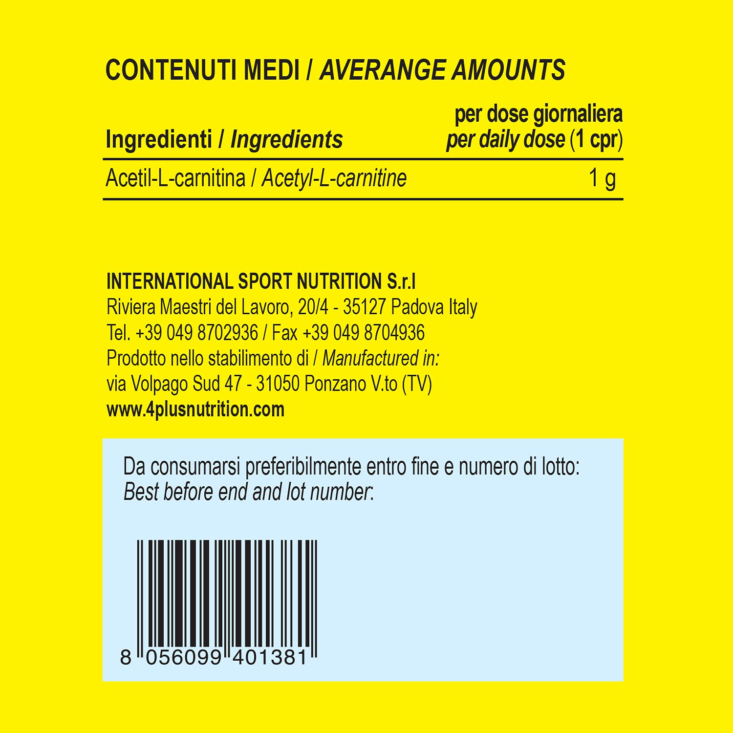4 Plus Alc+ - 100 compresse