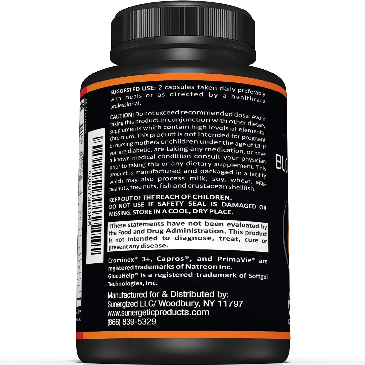 Premium Blood Sugar Support Supplement–Supports Healthy Blood Sugar Levels Already Within Normal Range – Includes Bitter Melon Extract, Vanadium, Chromium, Cinnamon, & Alpha Lipoic Acid-60 Capsules — Amazon image 5