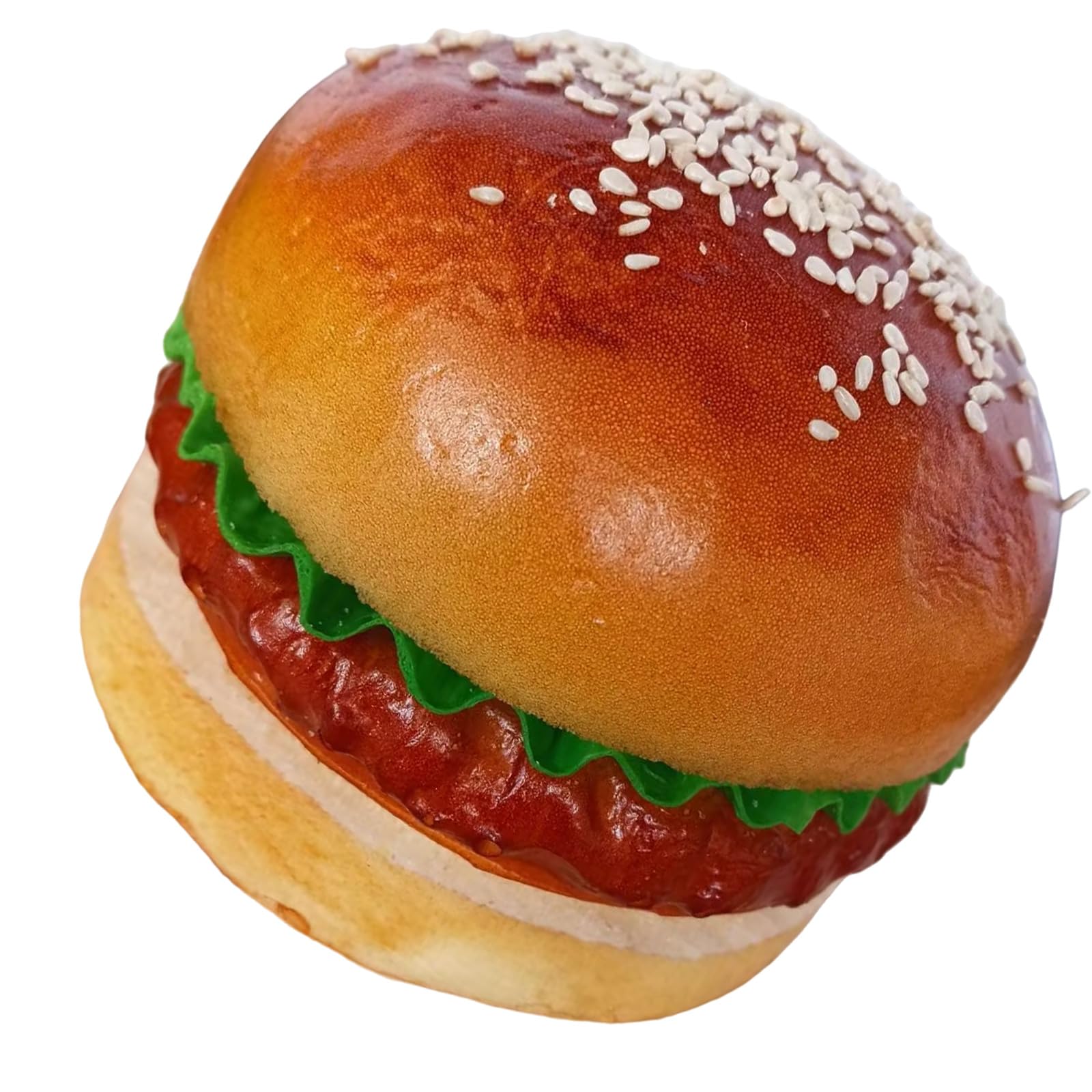 Snorvixre Artificial Hamburger Realistic Bread Sandwich Model for Restaurant Display Home Decoration Kitchen Teaching Food Model Photography
