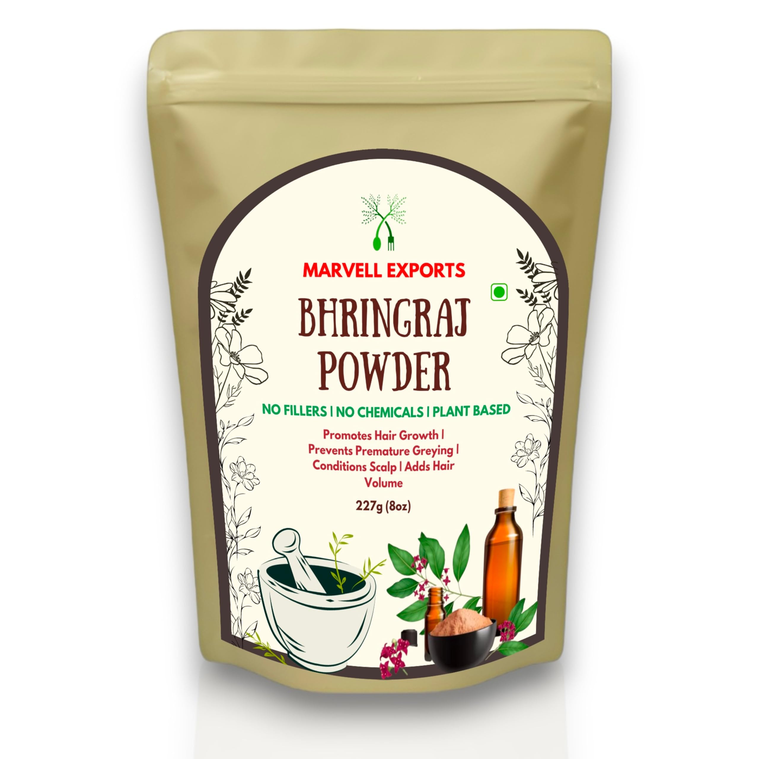 Marvell ExportsBehda powder Non GMO | No Added Preservative - (227gram) (8 Oz)