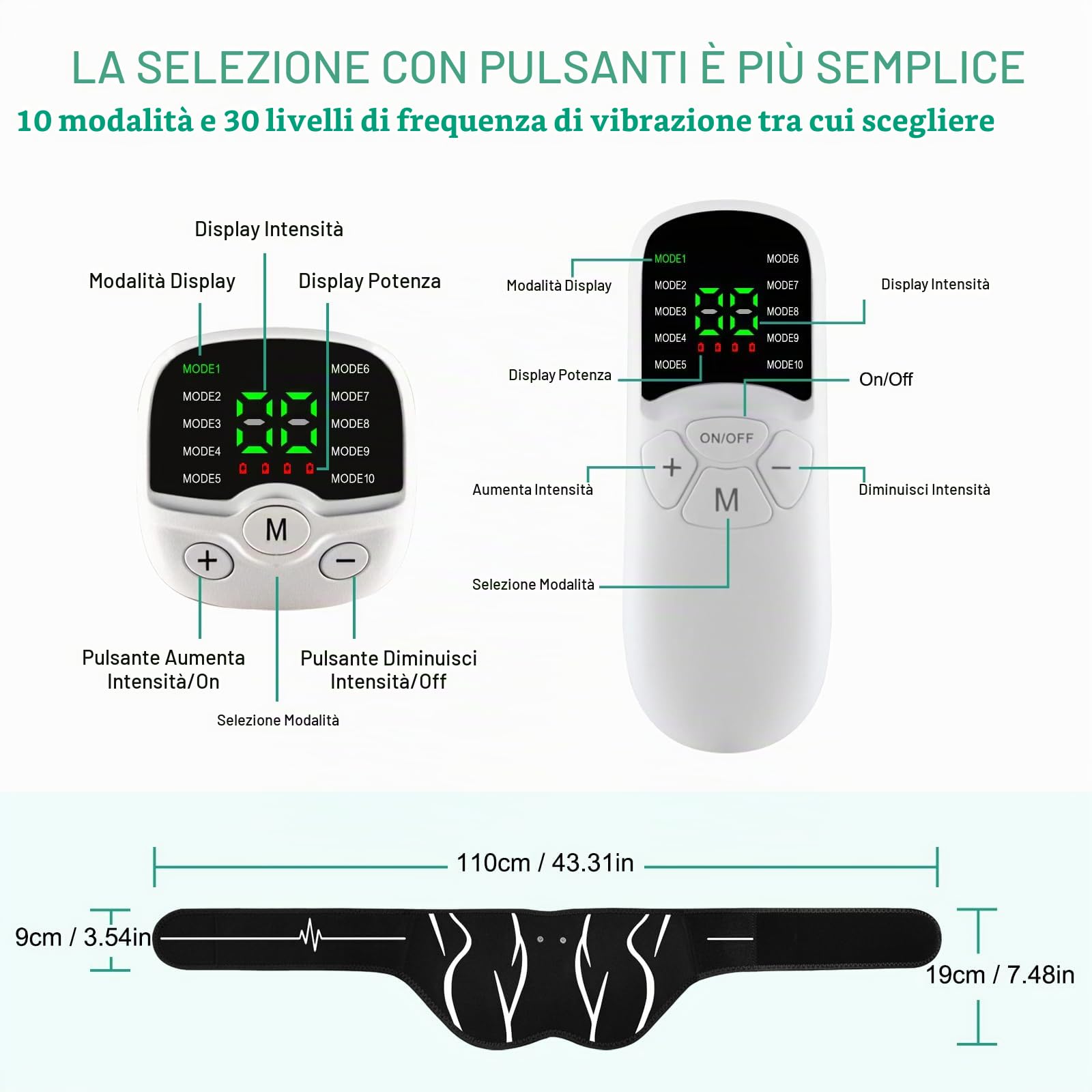EMS Glute Trainer, Cinture massaggianti ed elettrostimolatori Portatile Intelligente per scolpire Il Corpo, con Telecomando Aiuta a Sollevare, Elettrostimolatore Muscolare per Donne e Uomini